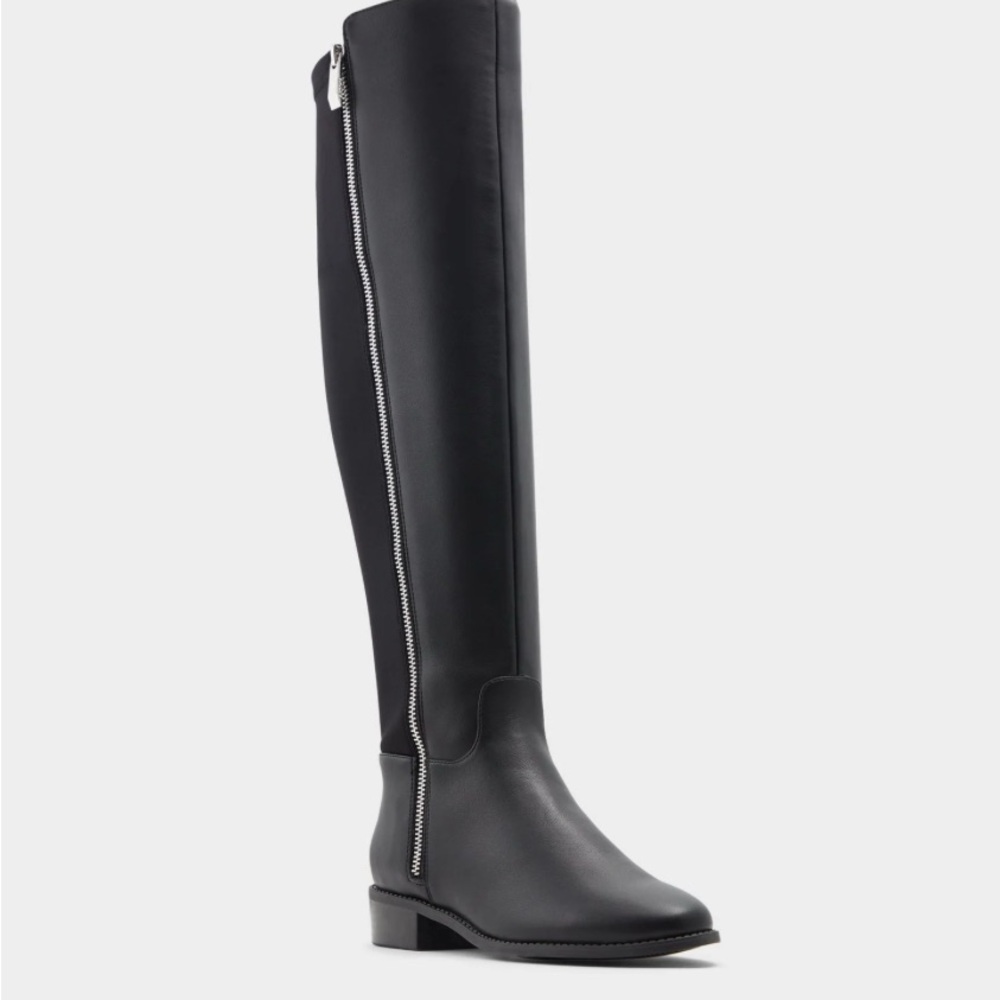 Aldo Black Knee-High Women's Boots